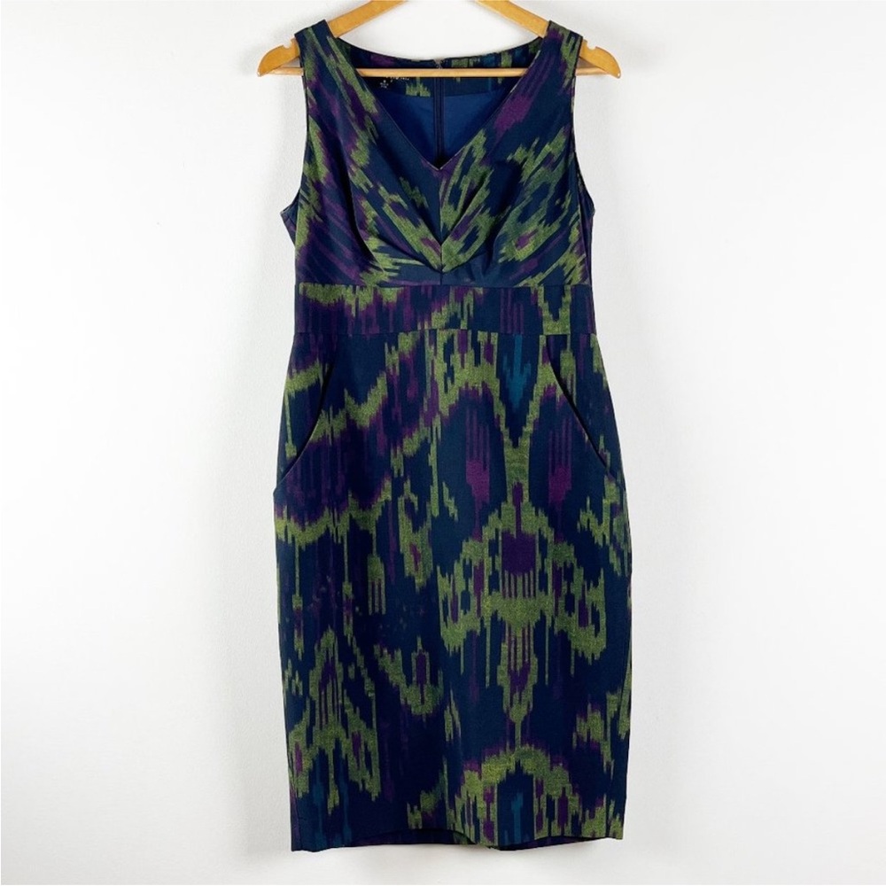 Lafayette 148 New York Patterned Dress - Picture 1 of 9